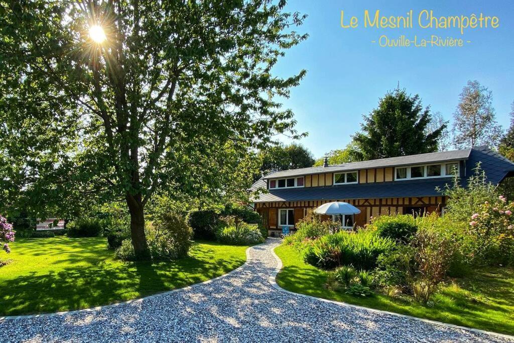 Вилла Le Mesnil Champetre Ouville-la-Riviere Экстерьер фото